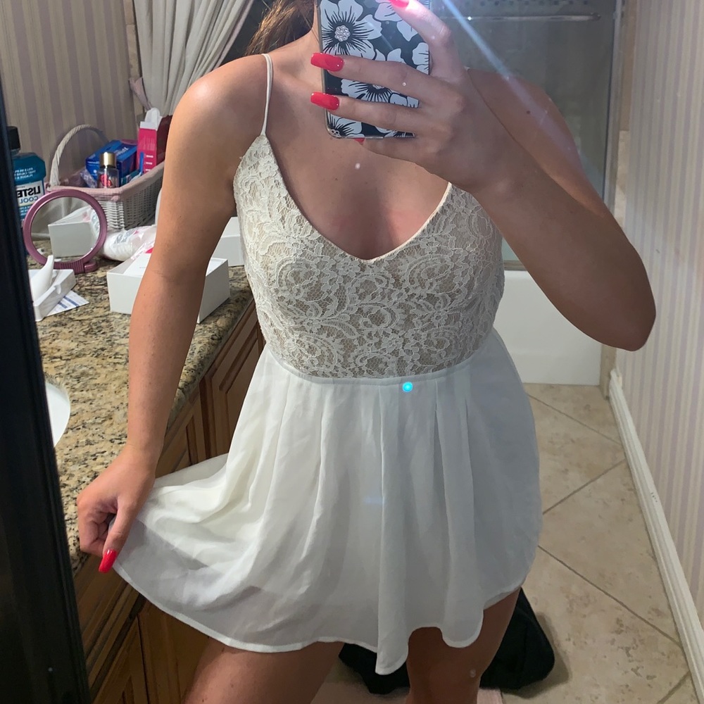 Lacey creme color ROMPER